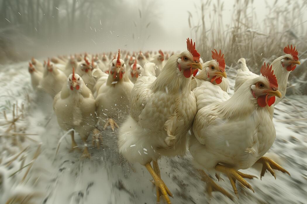 Free range chicken farm